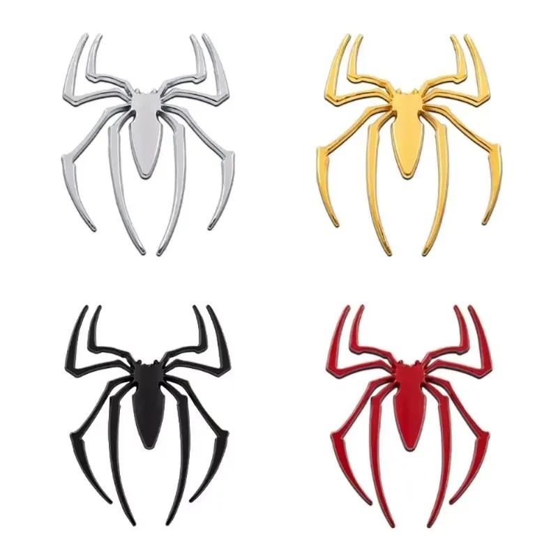 Car Accessories Exterior - 3D metal car stickers, spider car
