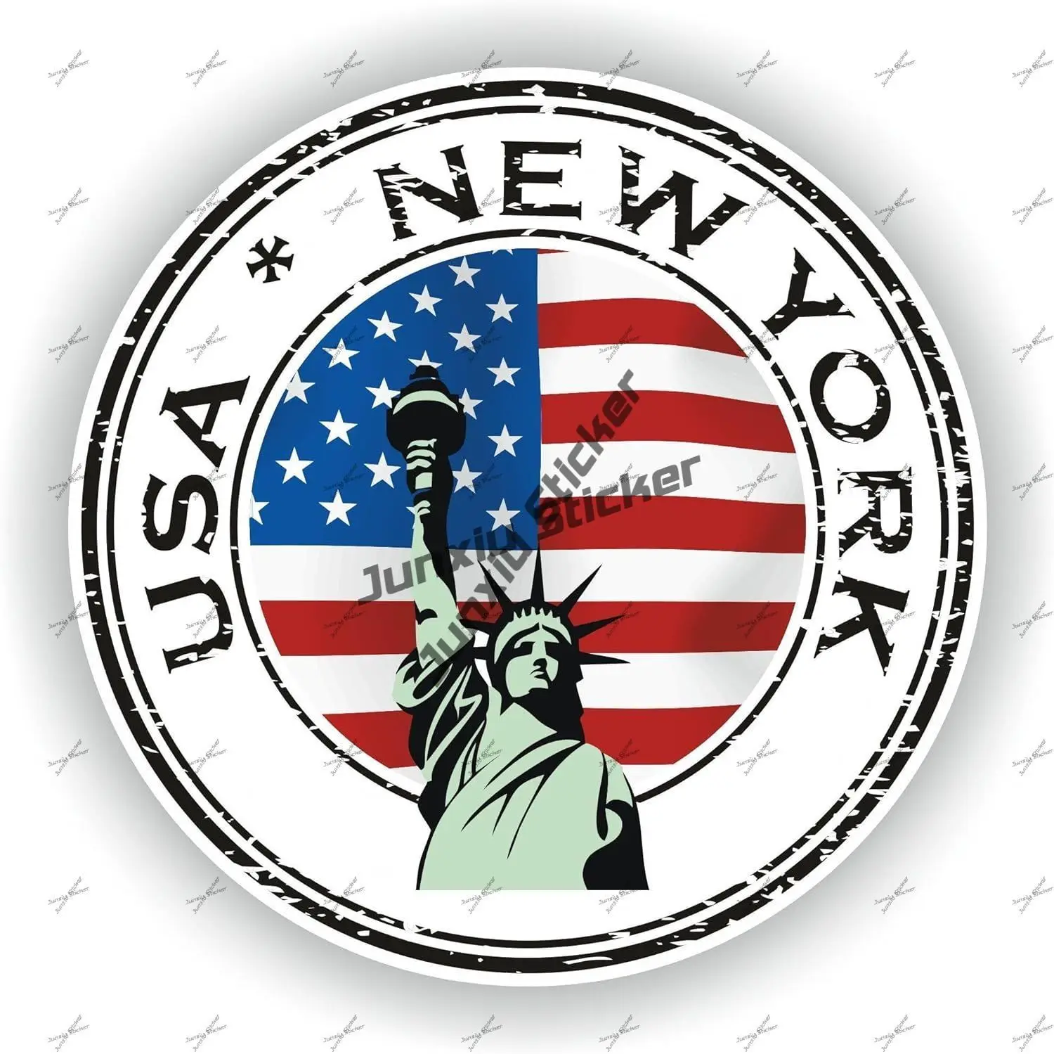 Car Accessories York - USA American NEW York Seal Round