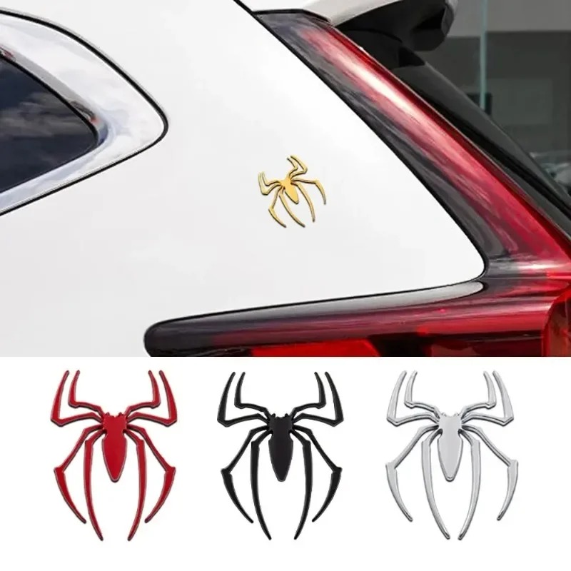 3D metal car stickers, spider  - đánh giá và giá Car Accessories Exterior