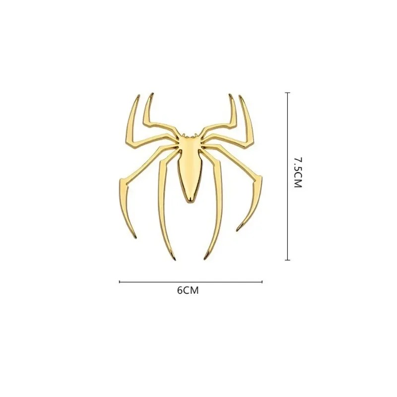 3D metal car stickers, spider  - đánh giá và giá Car Accessories Exterior