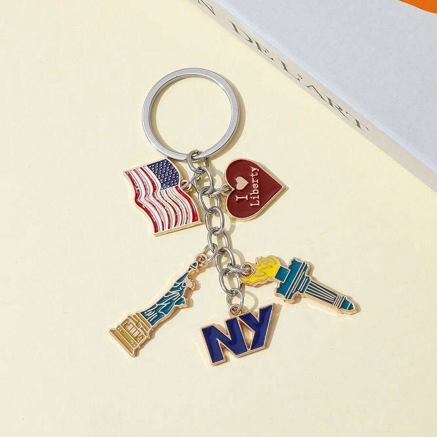 1pc Fashion National Flag Keyc - đánh giá và giá Car Accessories York