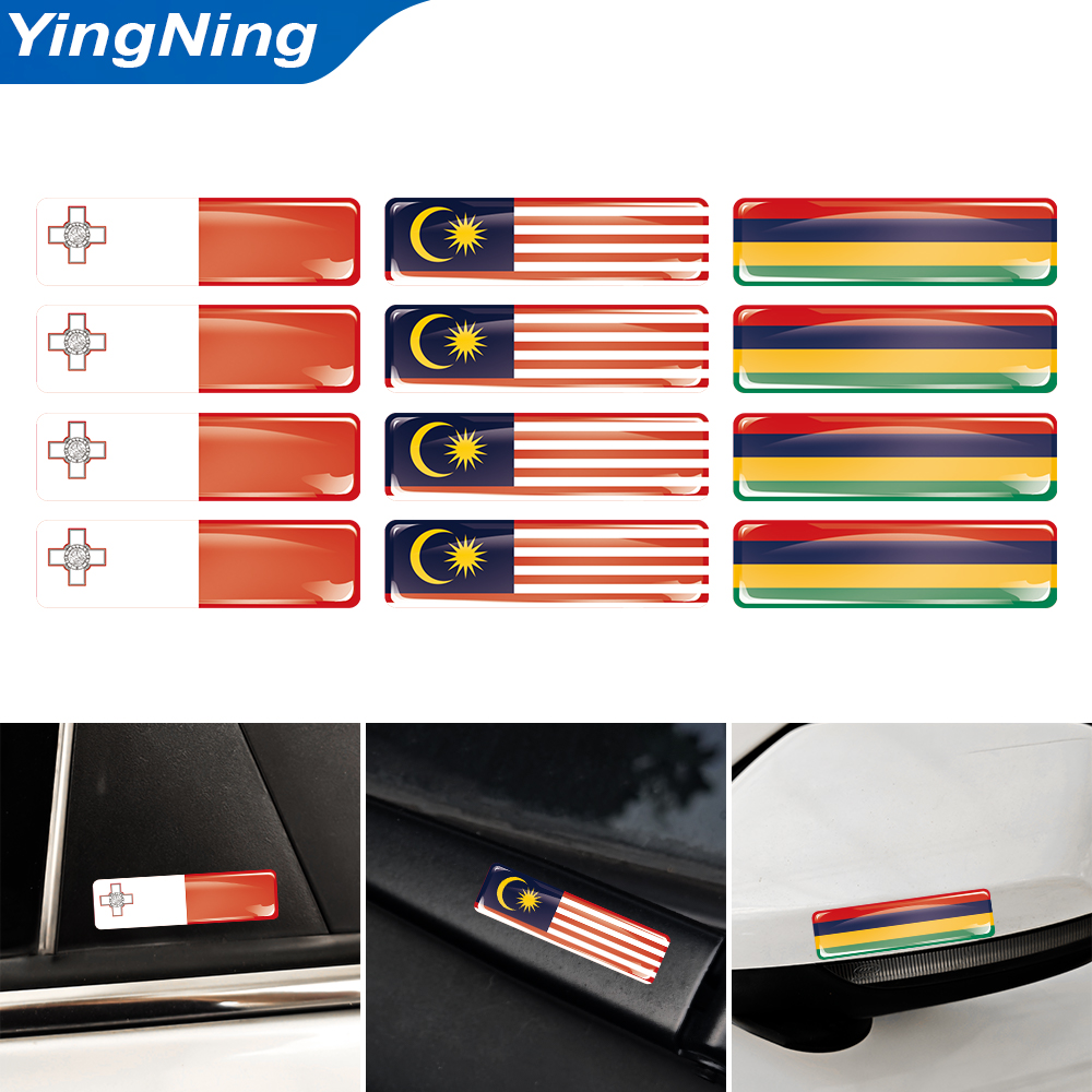 4PCS 3D Epoxy Domed Sticker Ma - đánh giá và giá Car Accessories Mauritius